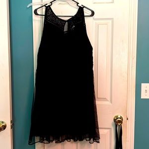 Xhiliration Black Cocktail Dress